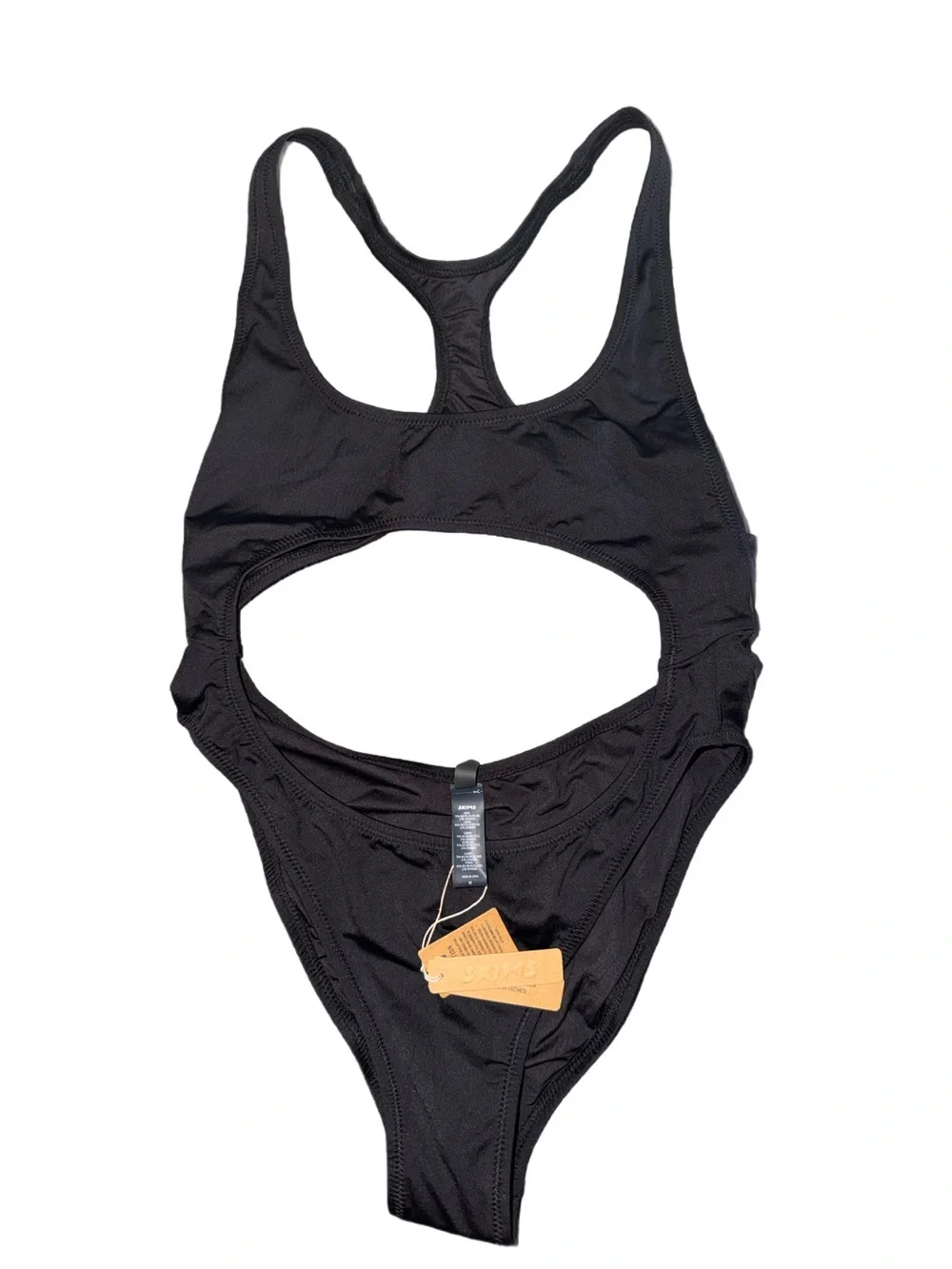 SKIMS Signature Swim Cutout black